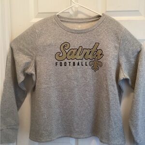 Fanatics New Orleans Saints sweatshirt Gray size XL women New